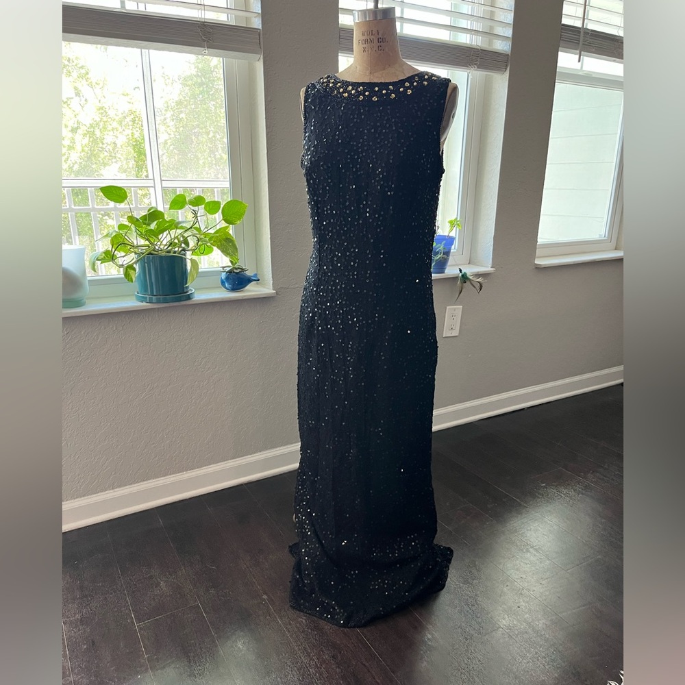 Stenay Black Beaded Maxi Dress